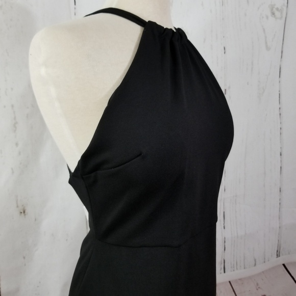 HARPER + LEMON Knee-Length Halter Dress - Picture 2 of 8